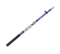 BESPORTBLE Portable Telescopic Fishing Rod with Soft Tail Lightweight Retractable Sea Rod Anti-slip Comfortable Grip Heavy Duty Metal Guide Rings for Saltwater and Travel Use