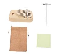 BESPORTBLE Portable Thumb Piano for Beginners Kalimba with Accurate Tone Lightweight Design for Music Lovers Easy to Carry Anywhere Wood Color