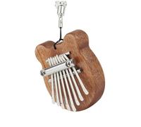 BESPORTBLE Portable Tone Kalimba Thumb Piano for Beginners Delicate Finger Piano with Resistant Keys Compact Brown Musical Instrument Suitable for Adults Easy to Play Practice Tool