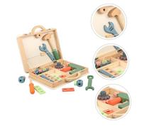 BESPORTBLE Portable Toolbox for Educational Repair Tool Kit with Snap Handle Eco Friendly Construction for Hand Eye Coordination and Creative Play Compact for Boys