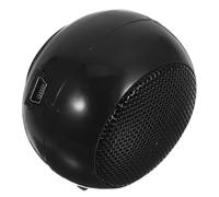 BESPORTBLE Portable USB Powered Desktop External Speaker with Built-in 3.5mm Cable for Phone and Audio Device, Black Abs and Iron Mini Loudspeaker Box Version 2.1