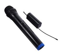 BESPORTBLE Portable Wireless Microphone Set Black Handheld Mic Receiver for Outdoor Karaoke Home Singing and Stage Use