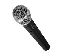 BESPORTBLE Portable Wireless Wired Microphone for Singing and Speeches Compatible Karaoke Machines and Computers Metal Dynamic Mic for Live Events and Home Use