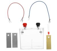 BESPORTBLE Potato Fruit Battery Experiment Kit Physics Science Project DIY Educational Electrochemical Cell with Copper Iron Zinc Plates for Energy Research and Teaching