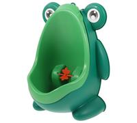 BESPORTBLE Potty Training Urinal for Boys with Cartoon Frog Design Removable Waste Tank and Space-Saving Pp Material to Help Toddlers Learn Toilet Skills for Bathroom Use