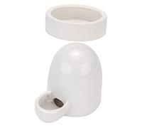 BESPORTBLE Poultry Chicken Water Feeder and Food Bowl Set Ceramic Drinker and Large Round Feeder for Chickens for Farm and Backyard Use