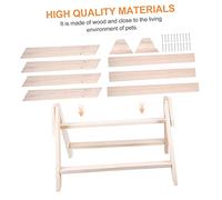 BESPORTBLE Poultry Standing Rack for Hen Rooster Chick Natural Bird Perch for Exercise Coordination Balance Easy to Install Pet Plaything for Parrots and Birds