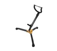 BESPORTBLE Practical Foldable Alto Saxophone Stand with Support Fork for Easy Storage and Display Heavy Duty Construction for Alto and Tenor Saxophones