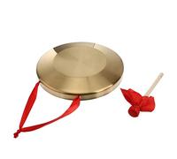 BESPORTBLE Practical Hand Gong Percussion Instrument for Chinese Gong with Mallet for School Festivals Music Education and Parties