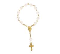 BESPORTBLE Prayer Beads Bracelet Rose Bead Design Durable Jewelry for Worship Pilgrimage for Family Friends Versatile Accessory for Daily Wear