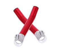 BESPORTBLE Premium Metal Handlebar for Mountain and Road Biking Comfortable Grip Non-slip Design Alloy Construction for Off-road Cyclists Red