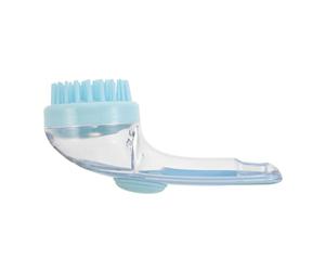 BESPORTBLE Press-to-Dispense Shampoo Brush with Ergonomic Extended Handle, Scalp Brush Shower Tool for Travel and Home Use, Durable AS Material
