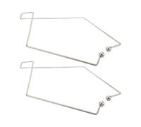 BESPORTBLE Pressure Point Clip Acupressure Ear Relaxation Tool Stainless Steel Arc-Shaped Polished Burr-Free Clip for Ear and Back Self-Massage Stress Relief Silver