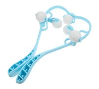 BESPORTBLE Pressure Point Neck Massager Manual Cervical Roller Tool for Trigger Comfortable Massage for Neck Shoulders and Spine Relaxation Fitness and Wellness Aid
