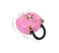 BESPORTBLE Princess Music Box for Ages Pink Ballerina Jewelry Organizer with Handle and Mirror Musical Spinning Ballerina Jewelry Storage Case Birthday Gift for S Bedroom Decor