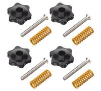 BESPORTBLE Printer Leveling Screws and Nuts for 3d Printer Heated Bed Platform Accessories with Stylish Spring Design for 3d Printing Enthusiast