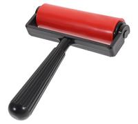 BESPORTBLE Printmaking Rubber Roller Brayer Stamping Tool with Comfortable Detachable Handle and Even Coloring for Rolling down Prints and Graphic Projects
