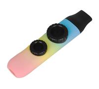BESPORTBLE Professional Abs Kazoo with Dual Membranes Colorful Gradient Design Lightweight and Durable Musical Instrument for Guitar and Ukulele Partners for Beginners