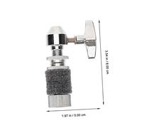 BESPORTBLE Professional Hi Hat Clutch for Jazz Drum Kit Durable Drum Accessory with Felt for Secure Cymbal Attachment Compact Design for Easy Use and Storage