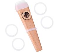 BESPORTBLE Professional Kazoo Musical Instrument Wooden Material Easy to Play and Store Performance Kazoo for Ukulele and Guitar Suitable for Young and Old People