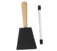 BESPORTBLE Professional Metal Cowbells with Handle for Kids Music Instruments Sturdy Calling Bell for Outdoor Games Weddings and Birthdays for Musical Learning and Fun Random Color
