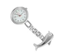 BESPORTBLE Professional Nurse Fob Watch Dolphin Brooch Pocket Watch Fashion Steampunk Medical Timepiece