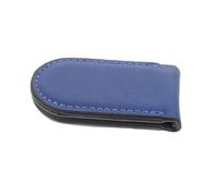 BESPORTBLE PU Leather Money Clip Wallet Lightweight Cash Clip Credit Card Holder for Men Women Compact Travel Business Accessory with DIY Blank Surface for Custom Branding