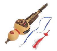 BESPORTBLE Purple Bamboo Gourd Cucurbit Flute Chinese Traditional Wind Instrument Hulusi for Beginner Ethnic Style Instrument Great for Learning and Traditional Chinese Music