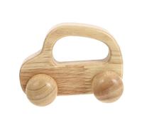 BESPORTBLE Push Car Wooden Vehicle with Movable Wheels for Motor Skill Development Teething Made of Premium Rubber Wood Push for Boys and Ages Year and Up