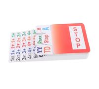 BESPORTBLE PVC Bridge Bidding Cards Clear Legible Printing Sturdy Material Standard Compliant Indoor Board Game Supply for Festival Party Play