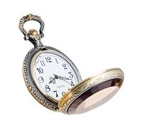 BESPORTBLE Quartz Pocket Watch Vintage Style Lightweight Retro Portable Watch Chain for Men Suitable for Daily Use and Travel