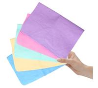 BESPORTBLE Quick Dry Pva Dog and Cat Bath Towels 5Pcs Set Ultra Absorbent for Pet Grooming and Outdoor Activities Assorted Colours Random Color