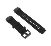BESPORTBLE Quick Release Nylon Watch Band 20mm, Sturdy Black Nylon Strap with Sport Design, Lightweight Outdoor Wristband Compatible with Smartwatches