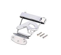 BESPORTBLE R Shape String Guitar Tailpiece Bridge Metal Replacement for Jazz Guitar Easy Install Accessory