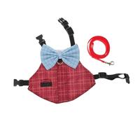 BESPORTBLE Rabbit Gentleman Suit Small Rabbit Harness and Leash Set Adjustable Bunny Harness Cute Pet Clothes for Walks and Parties Leash for Holiday Celebrations