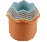 BESPORTBLE Rabbit Stacking Cups Set Multi-Color Reusable Bunny Toys for Small Animals Fun Outdoor Activity Cups for Rabbits and Bunnies for Food Storage and Play