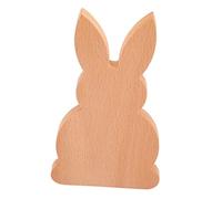 BESPORTBLE Rabbit Wooden Bookend with Slip Pads Thick Beech Wood Cartoon Book Stopper for Desk and Shelves Stable Book Holder for Office Study Room and Home Organization