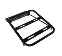 BESPORTBLE Rack and Professional Rear Motorbike Black Alloy Aluminium Multi-function Cargo Carrier with Good Carrying Capacity for Convenient Motorbike Rear Storage Touring