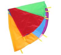 BESPORTBLE Rainbow Parachute for Team Games Outdoor Playground Activity for Fitness Training Daycare and Birthday Parties Promotes Collaboration and Engagement