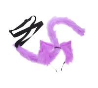 BESPORTBLE Realistic Cat Ears and Tail for Adults Playful Animal Headband and Tail Costume Accessories Creative Lifelike Design for Theme Parties Festivals Cosplay and Dress-up Events