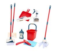 BESPORTBLE Realistic Cleaning with Mop Broom Dustpan Bucket Lightweight Pretend Play Housekeeping Kit for Montessori Tools to Encourage Responsibility and Fun