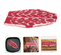 BESPORTBLE Realistic Fake Beef Block Model Material Artificial Meat Simulation Restaurant Prop Kitchen Decoration Photography Ornament