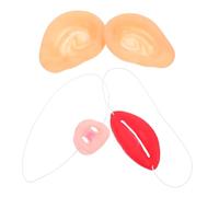 BESPORTBLE Realistic Pig Nose and Cartoon Ears with Elastic Straps for Halloween Cosplay and Farm Theme Parties Costume Accessories for Boys and Versatile Fit for Adults