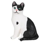 BESPORTBLE Realistic Plastic Animal Cat Figurine Kitten Model Toy, Black Colour, Washable and Not Easily Broken, for Biology Class Display Or Desktop Decoration, Suitable for Children
