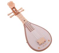 BESPORTBLE Realistic Playable Chinese Pipa for Traditional String Instrument Photo Ornament Lightweight Safe Musical Prop for Learning Performing Cultural Creativity
