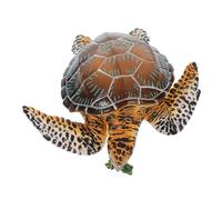 BESPORTBLE Realistic Sea Turtle Figurine PVC Model Simulation Animal for Fish Tank Desktop Ocean Style Decoration Turtle Ornament