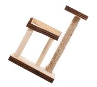 BESPORTBLE Realistic Tree Wooden Scratch Post for Indoor Cats 1:12 Dollhouse Ornament
