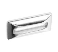 BESPORTBLE Rectangle Token Slot Coin Entry Frame for Arcade Game Consoles, Stainless Steel Bill Entry Slot Compatible with Fighting and Fruit Machines, Single Unit Gaming Accessory