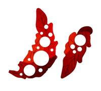 BESPORTBLE Red Pvc Acoustic Pickguard with Adhesive Design for Guitar Scratch Protection Lightweight Decorative Guitar Protector for Learners
