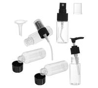 BESPORTBLE Refillable Travel Makeup Bottle Set with Black Plastic round Ball Design, Easy to Carry Cosmetic Dispenser for Lotion and Makeup Setting Spray, for Home and Travel Use